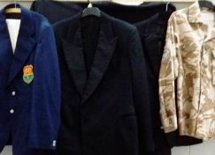 An assortment of vintage jackets, men's and women's,