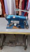 An industrial sewing machine
