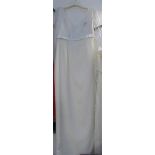 A 'Short Stories' cream wedding gown size 14