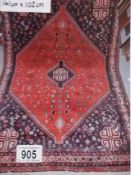 A Hamadan rug,