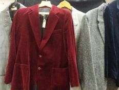 5 jackets of various styles and sizes