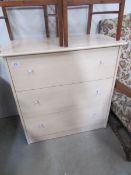 A 3 drawer chest