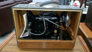 A Singer sewing machine