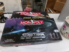 2 Star Trek monopoly games