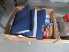 A box of aircraft books
