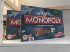 2 Thunderbird Monopoly sets