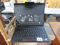 A Lenovo Thinkpad keyboard and case