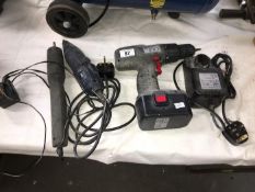 A power driver drill and 2 others
