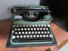 A cased Royal portable typewriter