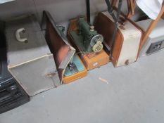 2 vintage sewing machines