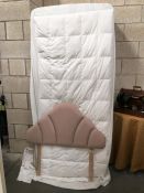 A single mattress and head board