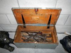 A tool box & contents