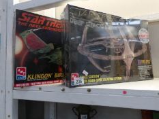 2 Star Trek model kits