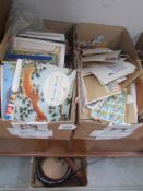 2 boxes of stamps,