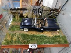 A Classic car diorama