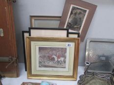 4 framed and glazed engravings
