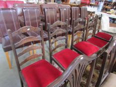 5 ladderback chairs