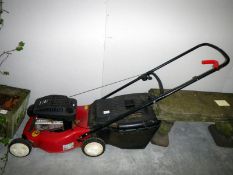 A Mountfield electric lawn mower