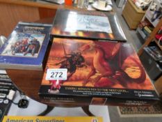 2 Dragon figure kits and an audio book