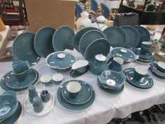 Approximately 45 piece of Poole green pottery,
