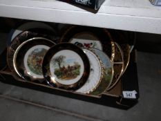 A box of collector's plates