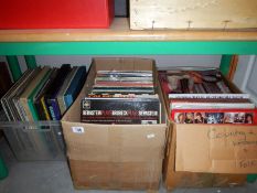3 boxes of LP's including Folk & Classical etc.