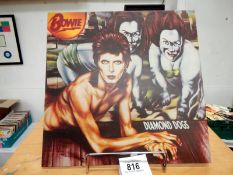 A David Bowie Diamond Dogs A1/B1 OLY gatefold cover