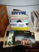 A box of LP's including Adam & the Ants & Abba etc.