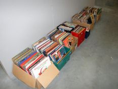 A large quantity of LP's & 45rpm's (10 boxes)