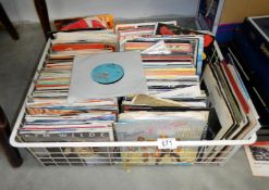 A box of 45rpm records mostly 70's