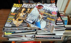 A quantity of Record Collector magazines