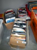 3 boxes of 45rpm records including Yazoo & Shalamar etc.