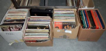 5 boxes of LP's including The Beach Boys & Shirley Bassey etc.