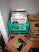 A quantity of LP's including Eric Clapton & Culture Club etc.