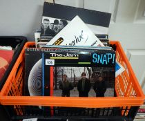 A quantity of LP's including Kiss, The Jam,