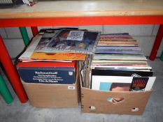 2 boxes of mixed LP's