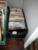 A box of 45rpm's mostly 80's