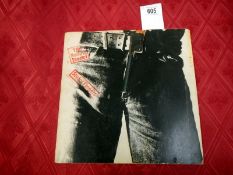 Sticky Fingers by The Rolling Stones on Rolling Stone Records, zip cover,