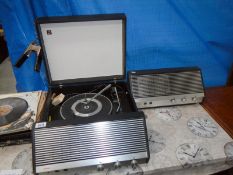 A vintage Bush turntable & amp