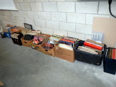 A large quantity of LP's & 45rpm's (11 boxes)