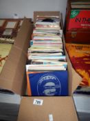 A quantity of 45rpm's including Queen, lots of the 60's, Alson god save the Queen & Sex Pistols etc.