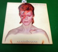 Bowie Aladdin Sane UK 1st pressing with orange RCA Victor label gatefold sleeve,