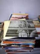 A mixed lot of albums
