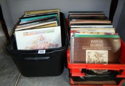 2 boxes of classical LP's