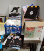 A quantity of 12 inch & albums including Eurythmics & Sky etc.