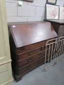 An oak bureau