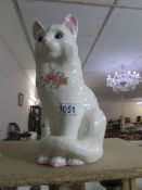 A large Plichta (Wemyss Ware) cat,