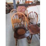 A set of 4 kitchen chairs