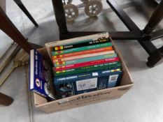 A box of Haynes workshop manuals