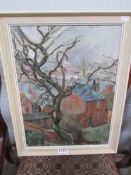 An oil on board signed M Donnington